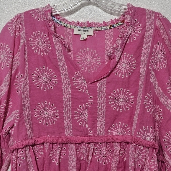 Umgee embroidered babydoll style size medium boho style - Picture 2 of 13